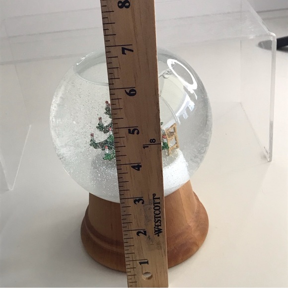 Smith & Hawken Holiday Smith Hawken Christmas Tree Bench Snow Globe